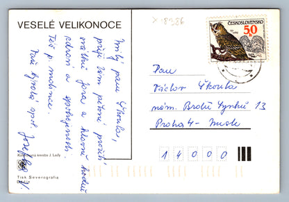 Pohlednice VESELÉ VELIKONOCE J. LADY (x18386)