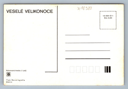 Pohlednice VESELÉ VELIKONOCE J. LADY (x18388)