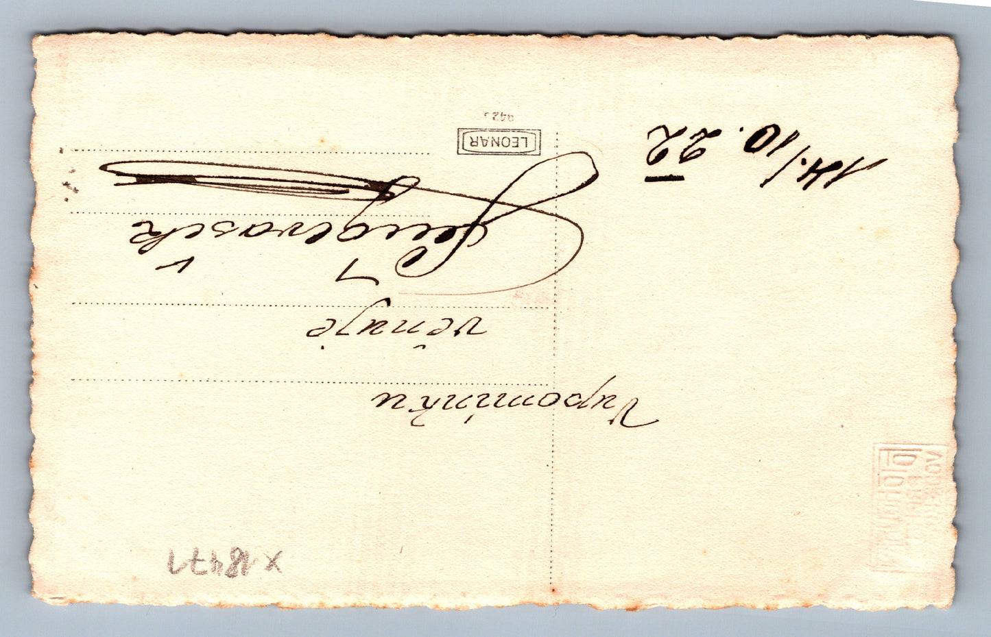 Pohlednice MLÁDENEC S BRÝLEMI (x18471)