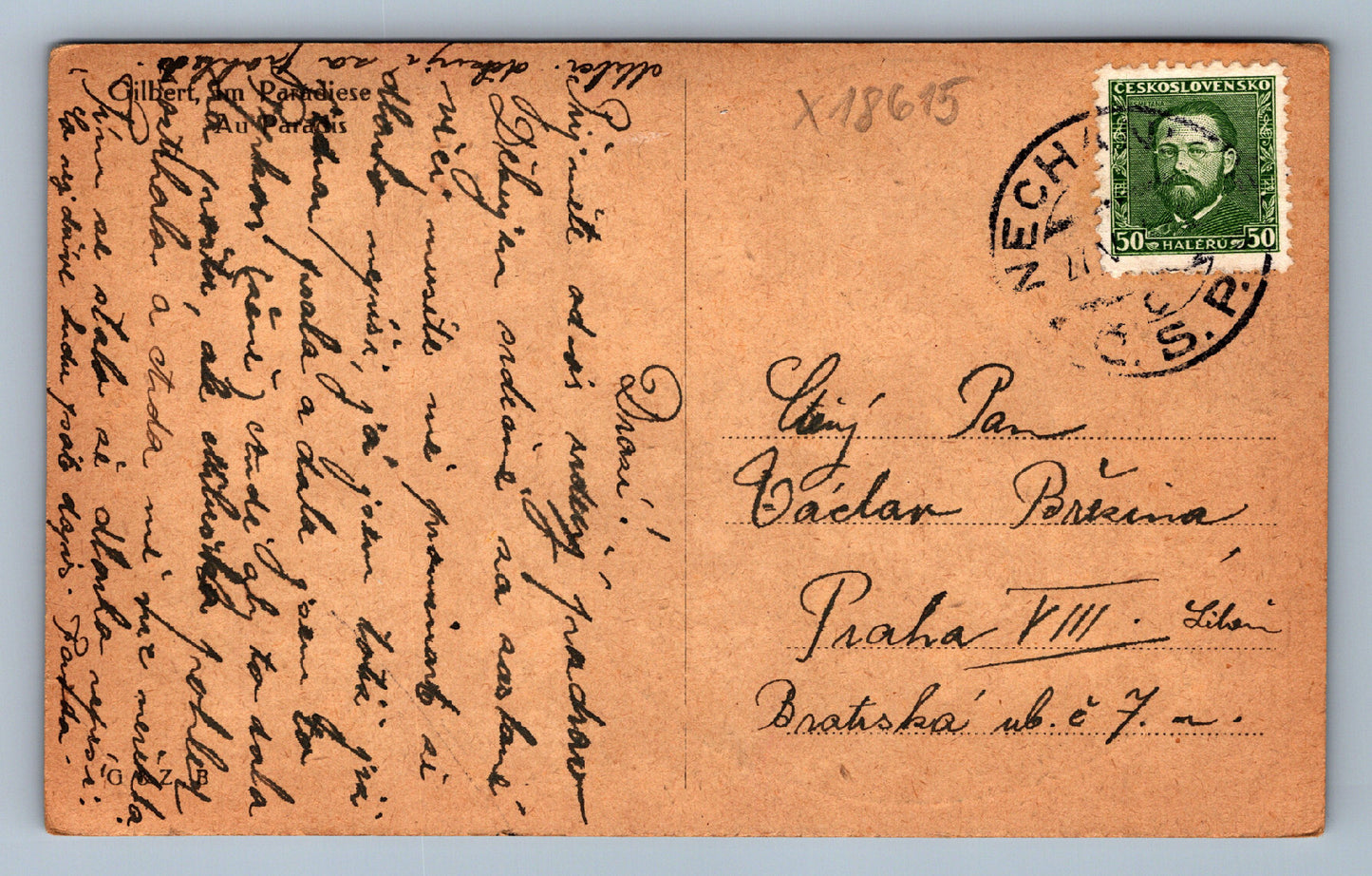 Pohlednice GILBERT IM PARADIESE (x18615)