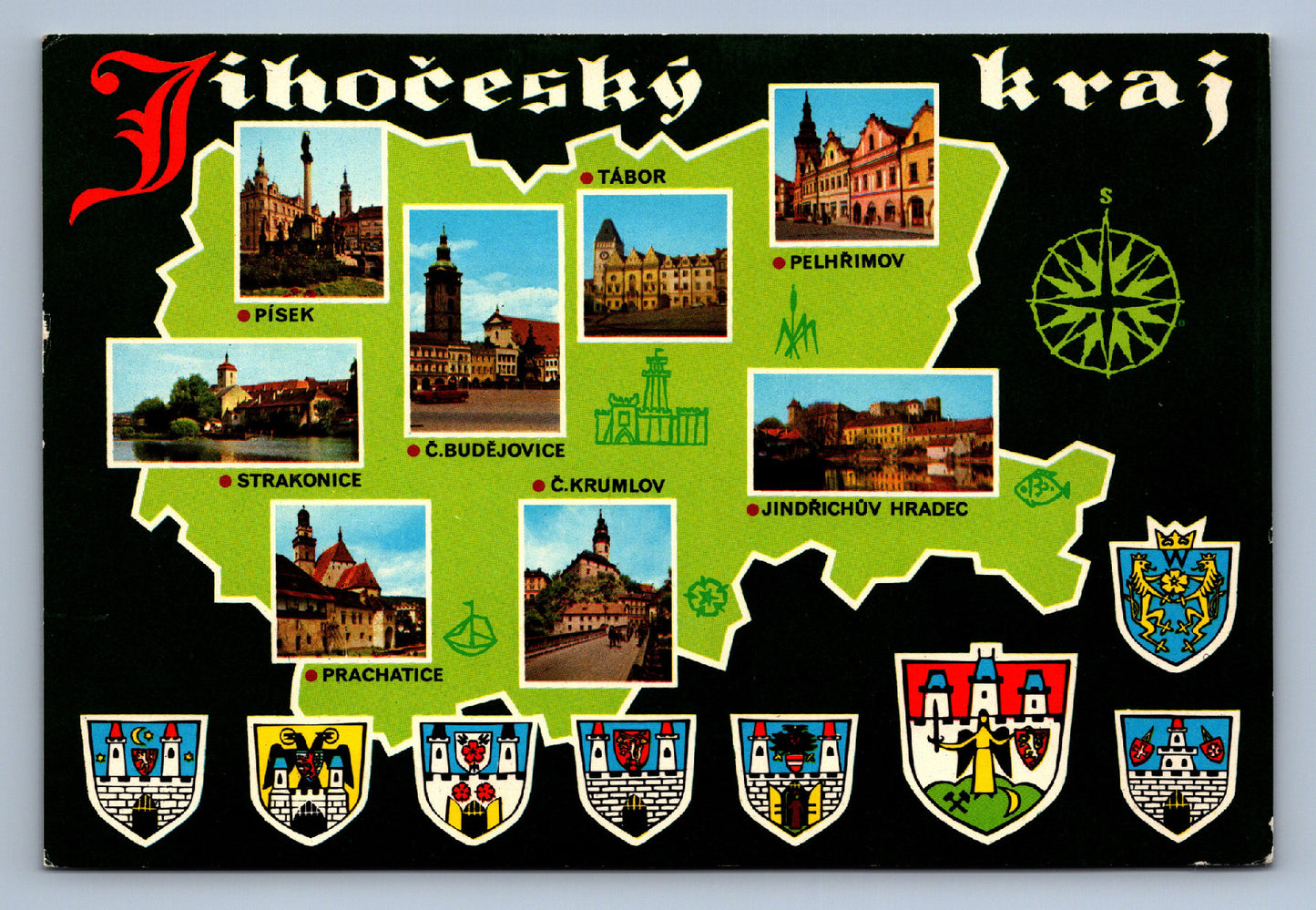 Pohlednice JOHOČESKÝ KRAJ (x18645)