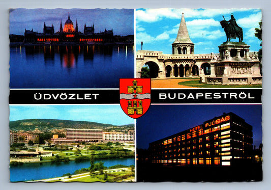 Pohlednice ÜDVÖZLET BUDAPESTRÖL (x18646)