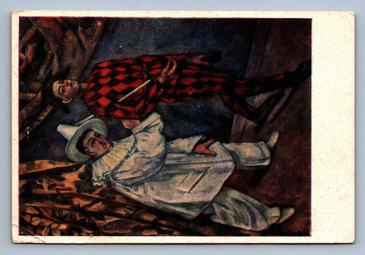 Pohlednice PIERROT ET ARLEQUIN (x18663)