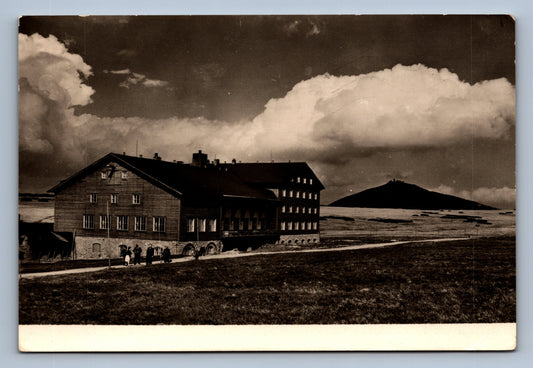 Pohlednice KRKONOŠE - HORSKÝ HOTEL LUČNÍ BOUDA - 1410 M (x18671)