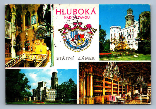 Pohlednice HLUBOKÁ NAD VLTAVOU (x18700)