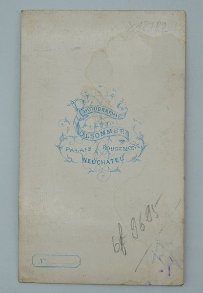 Fotografie MUŽ HOTOGRAPHIE OLSOMMER PALAIS ROUGEMONT NEUCHATEL(x18782)