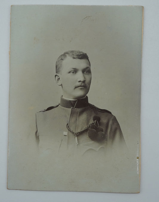 Fotografie MUŽ V UNIFORMĚ K.U.K. HOF PHOTOGRAPHEN J.F.LANGHANS(x18794)