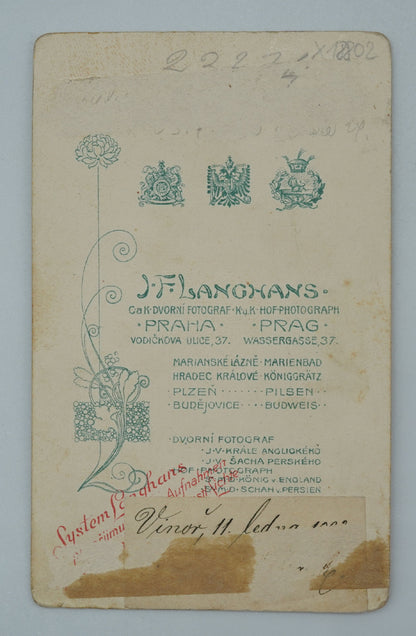 Fotografie MUŽ S KNÍRKEM J.F.LANGHANS (x18802)