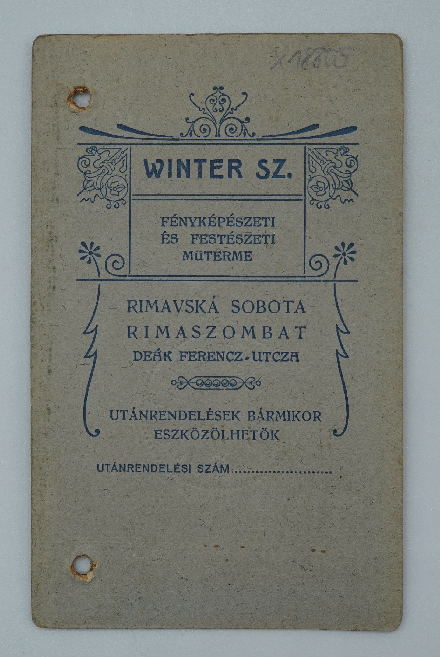 Fotografie MUŽ V OBLEKU WINTER SZ. (x18805)