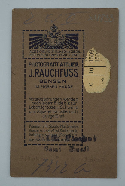 Fotografie ŽENA V BÍLÉM J. RAUCHFUSS BENSEN (x18833)