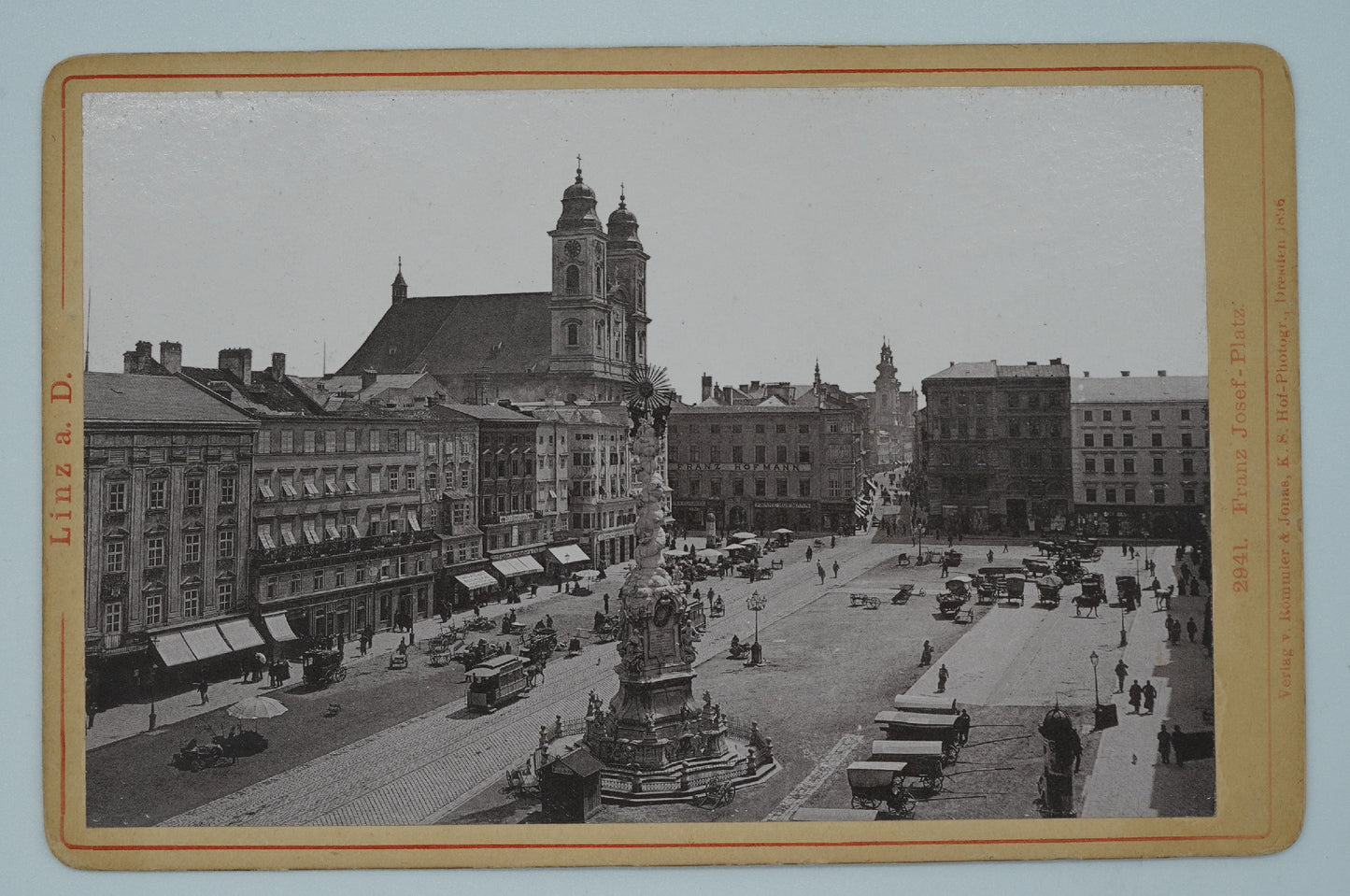 Fotografie TRAMVAJ TAŽENÁ KONMI LINZ A. D. (x18855)