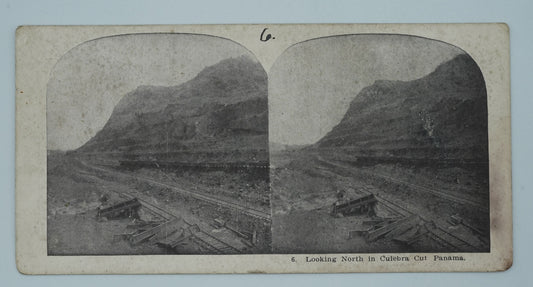 Fotografie LOOKING NORTH IN CULEBRA CUT PANORAMA (x18857)