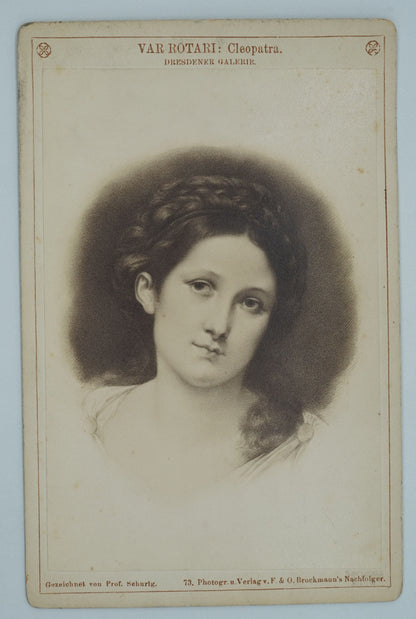 Fotografie ŽENA VAR ROTARI: CLEOPATRA PHOTOGR. U. VERLAG V. F (x18900)