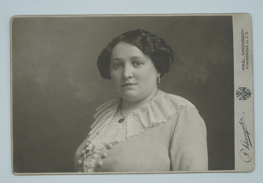 Fotografie ŽENA V ŠATECH JANA SCHUMPETRA KRÁL. VYNOHRADY (x18906)