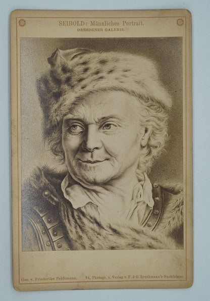 Fotografie MÄNNLICHES PORTRAIT PHOTOGR. U. VERLAG V. F.(x18922)