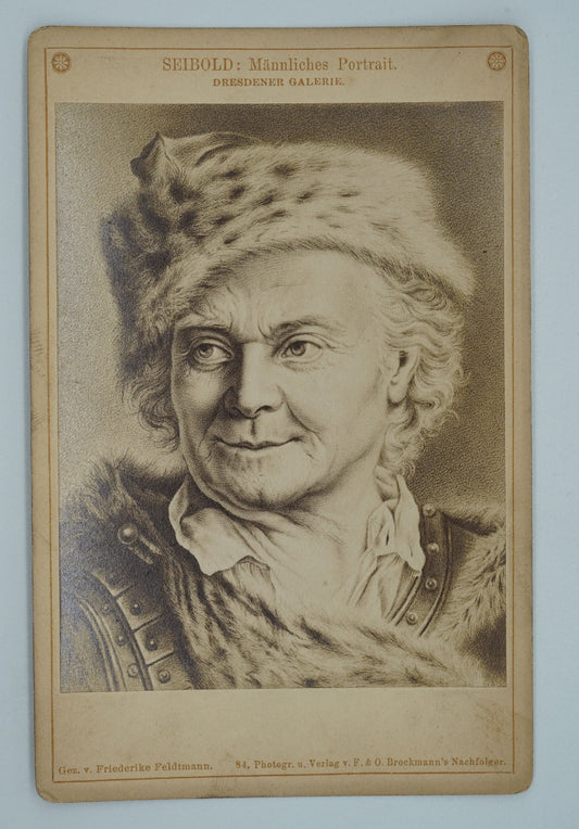 Fotografie MÄNNLICHES PORTRAIT PHOTOGR. U. VERLAG V. F.(x18922)