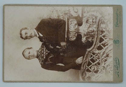 Fotografie MUŽ A ŽENA V ČERNÉM H. BOGLER FRANKFURT (x18937)