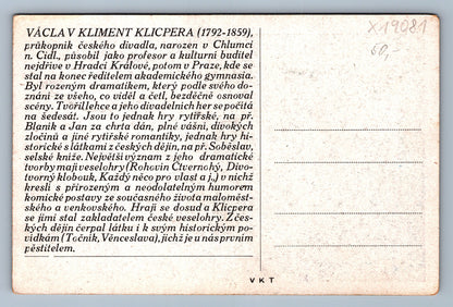 Pohlednice VÁCLAV KLIMENT KLICPERA (x19081)