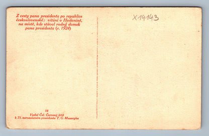 Pohlednice Z CESTY PANA PRESIDENTA PO REPUBLICE ČESKOSLVENSKÉ (x19143)