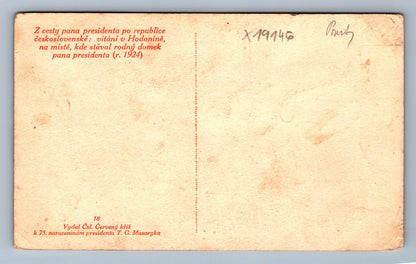 Pohlednice Z CESTY PANA PRESIDENTA PO REPUBLICE ČESKOSLVENSKÉ (x19146)