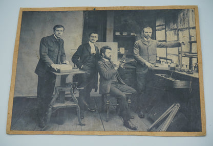 Fotografie MUŽI V PRÁCI FINANC BOHUMIL VOJÍŘ TIPOGRAF (x19367)