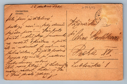 Pohlednice CHOMUTOV DIVADLO (x19373)