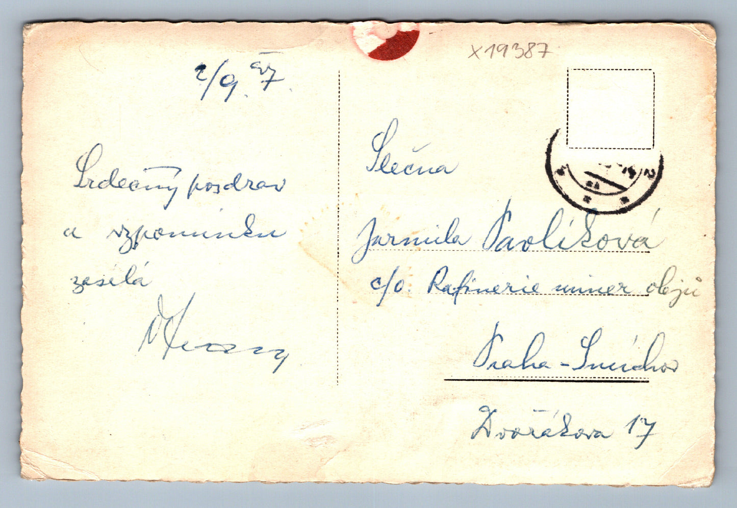 Pohlednice USTÍ STŘEKOV N. LABEM (x19387)