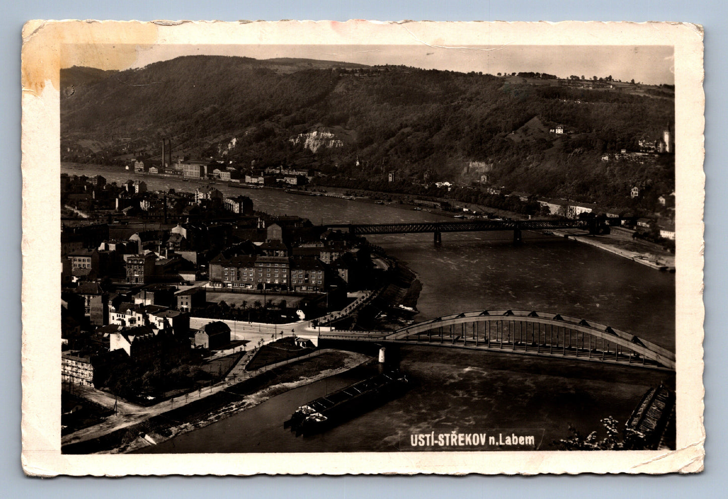 Pohlednice USTÍ STŘEKOV N. LABEM (x19387)