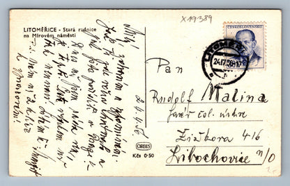 Pohlednice LITOMĚŘICE - STARÁ RADNICE (x19389)