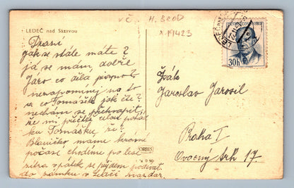 Pohlednice LEDEČ NAD SÁZAVOU (x19423)