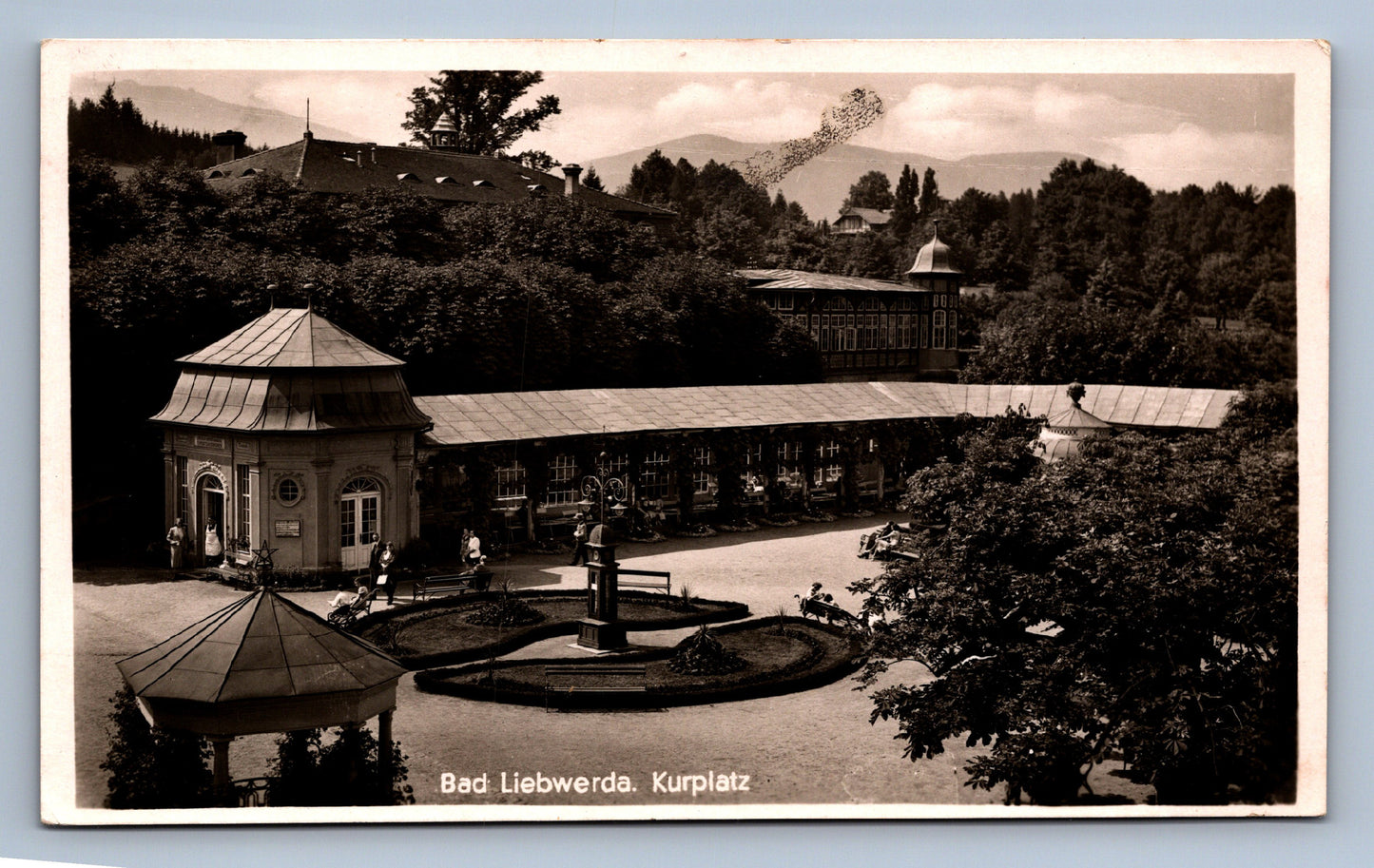 Pohlednice BAD LIEBWERDA - KURPLATZ (x19473)