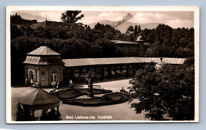 Pohlednice BAD LIEBWERDA - KURPLATZ (x19473)