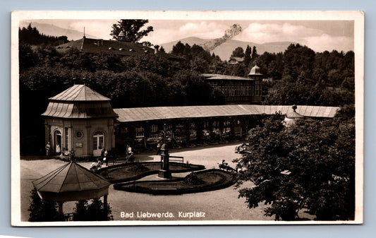 Pohlednice BAD LIEBWERDA - KURPLATZ (x19473)