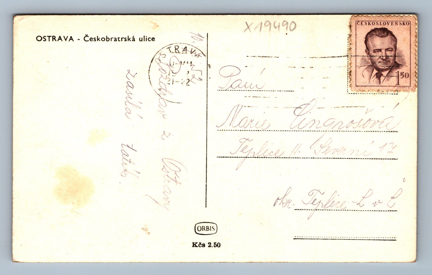 Pohlednice OSTRAVA (x19490)