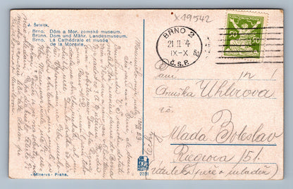 Pohlednice BRNO DÓM A MOR. ZEMSKÉ MUSEUM (x19542)