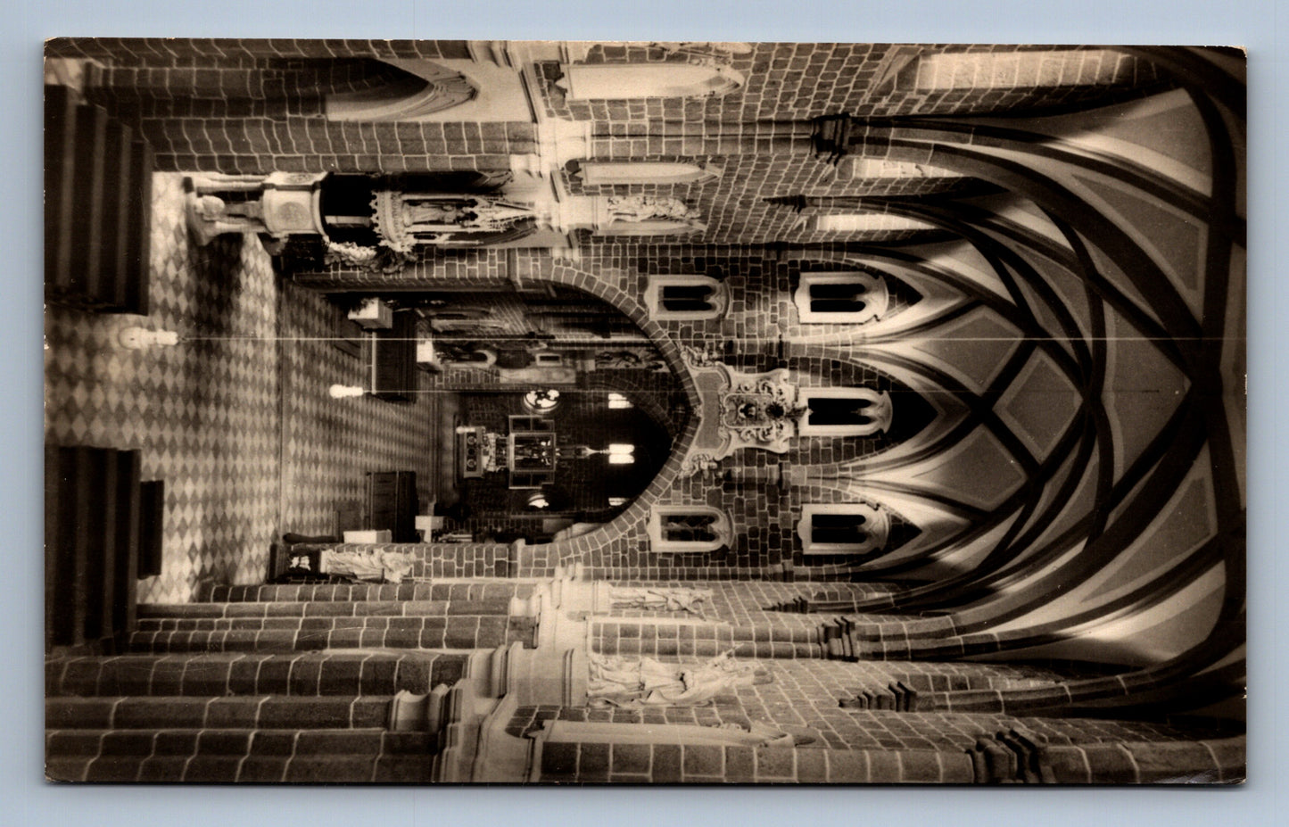 Pohlednice TŘEBÍČ - VNITŘEK BASILIKY SV. PROKOPA (x19547)