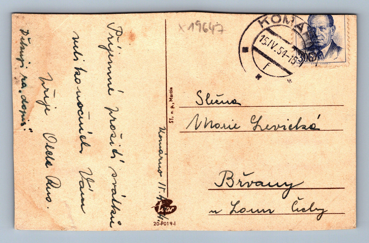 Pohlednice KVĚTINY (x19647)