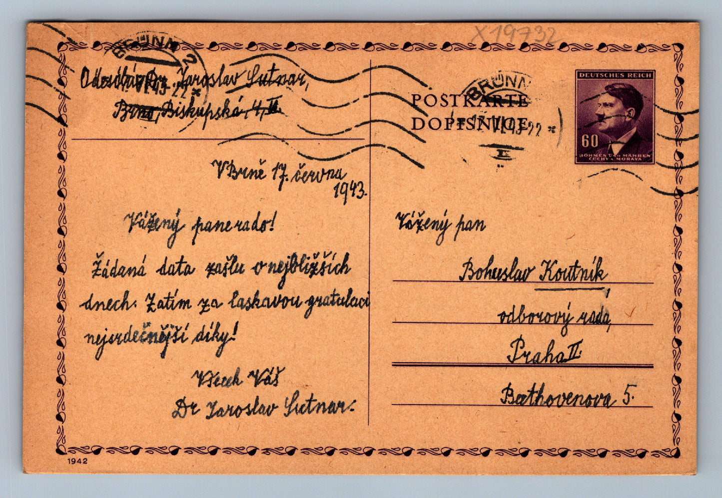 Pohlednice DOPISNICE BRÜNN 2 (x19732)