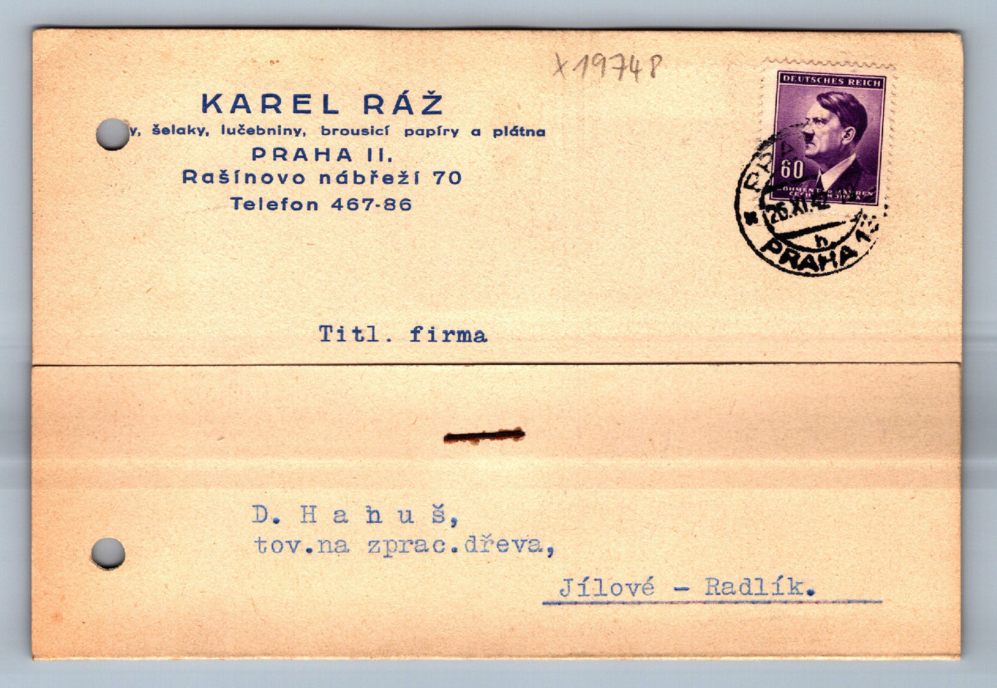 Pohlednice DOPISNICE PRAHA (x19748)