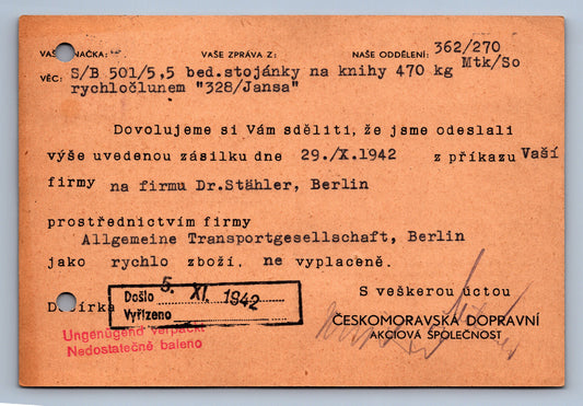 Pohlednice PRAHA ČESKOMORAVSKÁ DOPRAVNÍ AKCIOVÁ SPOLEČNOST (x19750)