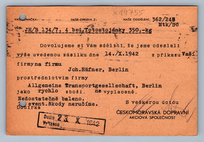 Pohlednice PRAHA ČESKOMORAVSKÁ DOPRAVNÍ AKCIOVÁ SPOLEČNOST (x19755)
