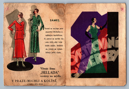 Pohlednice OŠETŘOVÁNÍ GARDEROBY REKLAMA OBLEČENÍ (x19788)