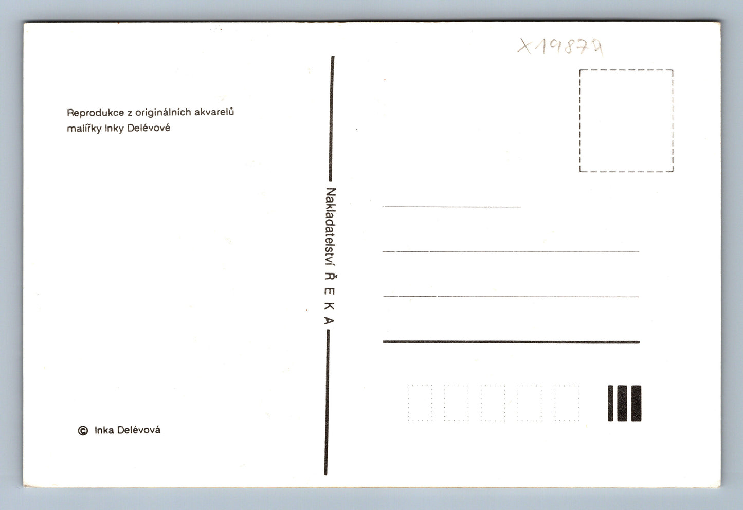 Pohlednice MALÍŘKA INKA DELÉVOVÁ (x19879)