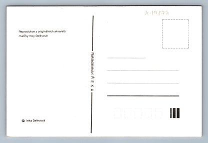 Pohlednice MALÍŘKA INKA DELÉVOVÁ (x19879)
