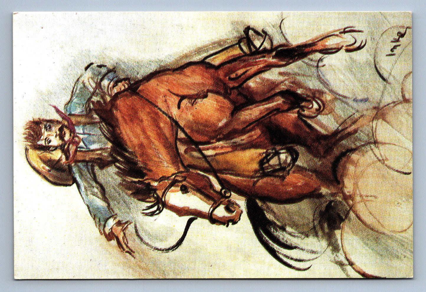 Pohlednice MALÍŘKA INKA DELÉVOVÁ (x19879)