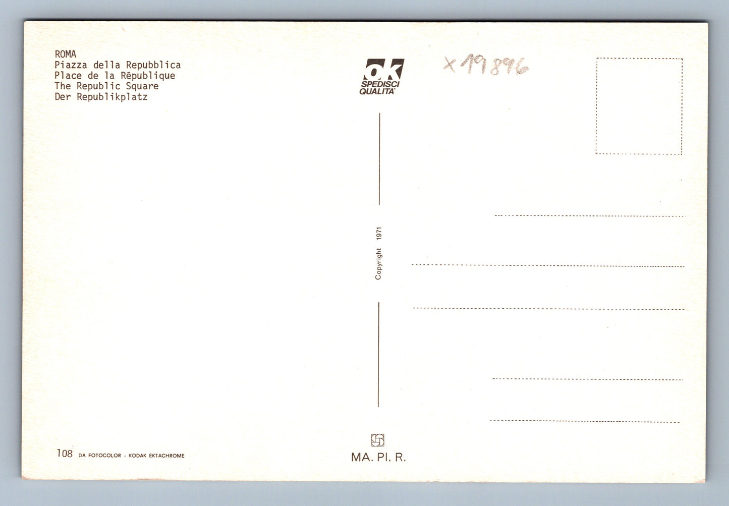 Pohlednice ŘÍM (x19896)