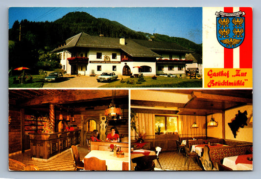 Pohlednice GASTHOF ZUM BRÜCKLMÜHLE (x19918)