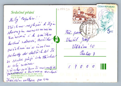 Pohlednice SRDEČNÉ PŘÁNÍ (x19934)