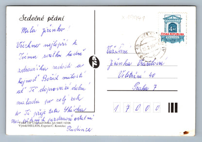 Pohlednice SRDEČNÉ PŘÁNÍ (x19941)