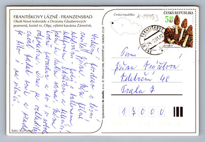 Pohlednice FRANTIŠKOVY LÁZNĚ (x19953)